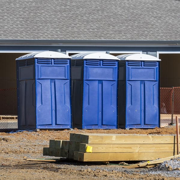 are there any restrictions on where i can place the portable toilets during my rental period in Engelhard